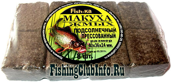 Жмых и макуха для рыбалки (насадка и прикормка для всех карповых)