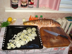 Рецепт карпа целиком в духовке